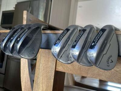 Wedge Set Callaway Opus Chrome Or Shadow Black New