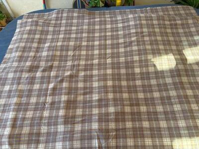 Wool Shirt Quilt Material 9 pieces each 2+ yards.