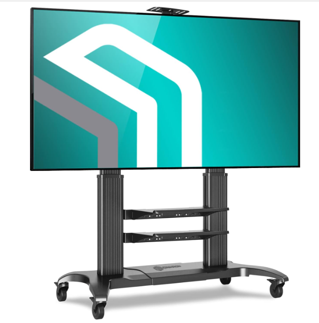 BRAND NEW ONKRON Mobile TV Stand for 60-100 Inch TVs TS2811 Black