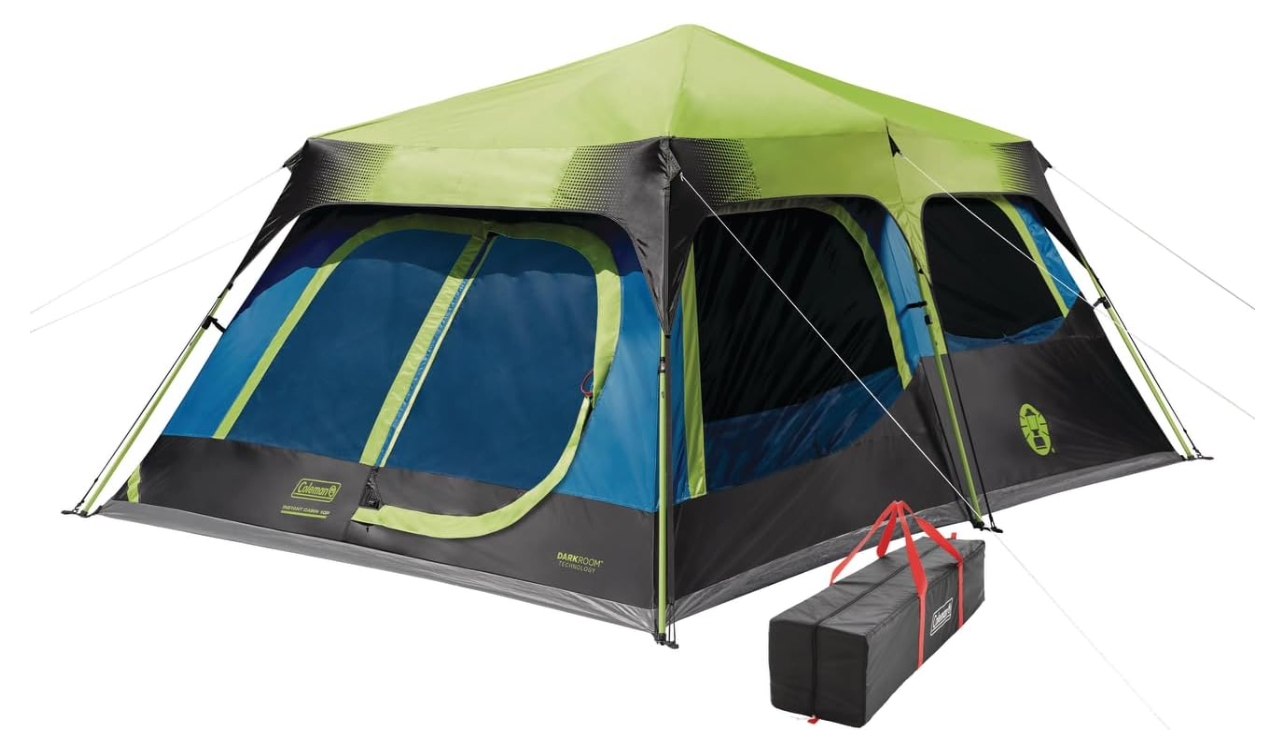 Coleman Cabin Dark Room Tent 10 Person Instant Tent with Weatherproof Floor **STORE RETURN**