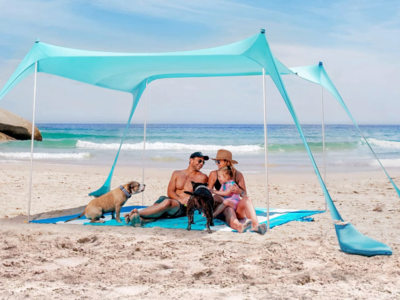 Brand New Sun Ninja Beach Park Camping Fishing Canopy Tents Shelter Shade 10x10