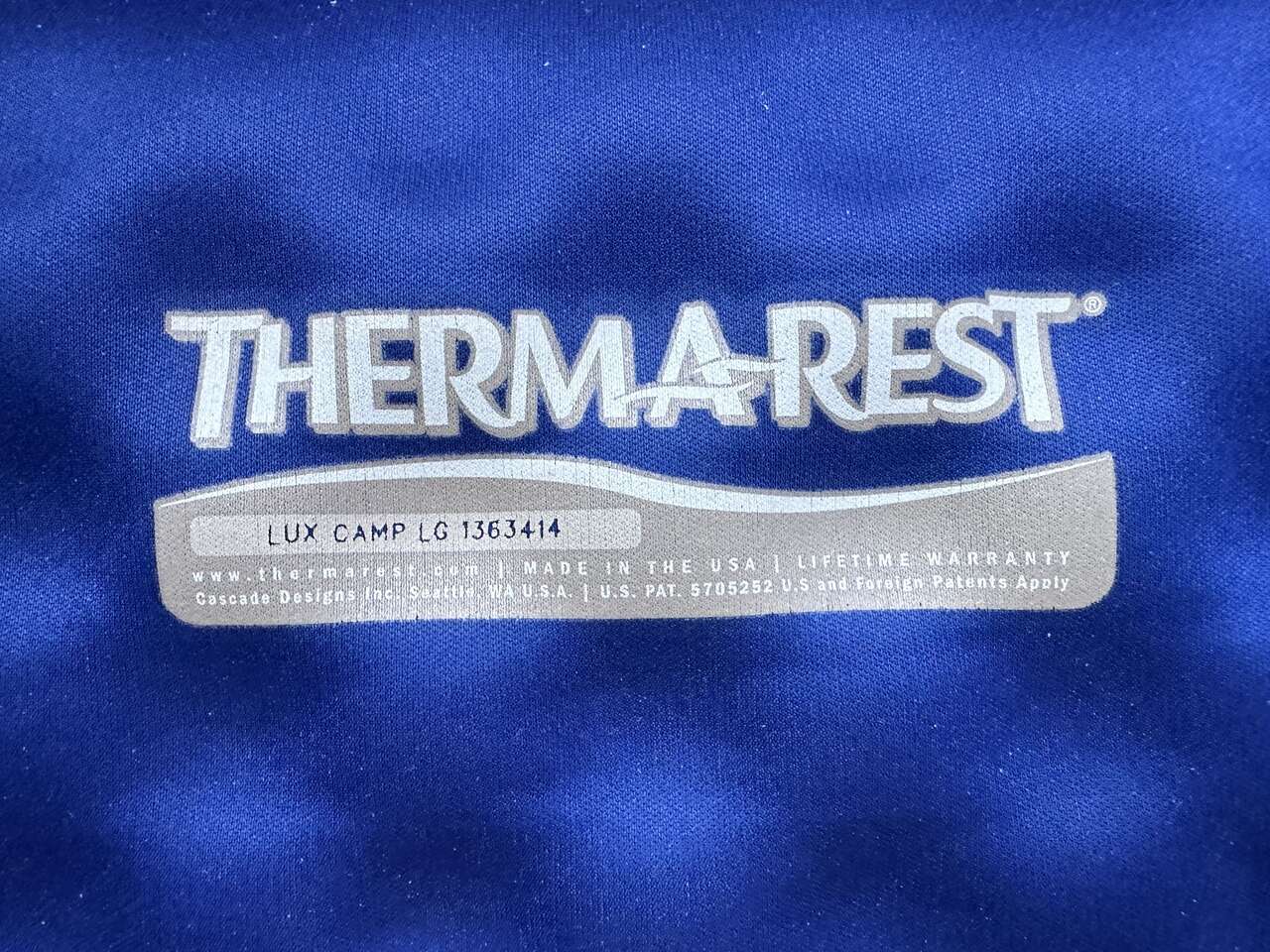 Therm-a-Rest Luxury Camp Large