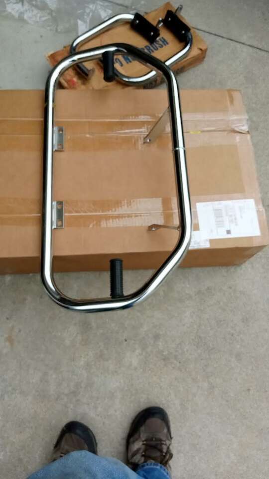 NOS 70's Honda CB 750 Front Engine Guard, Rear Crash Bars