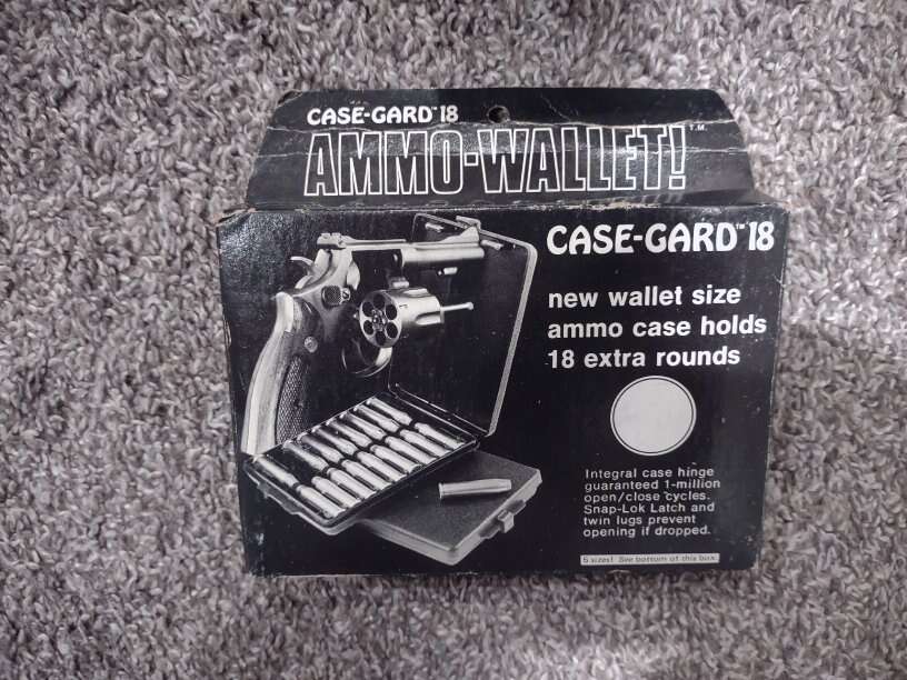 Case guard wallet ammo box .41 mag