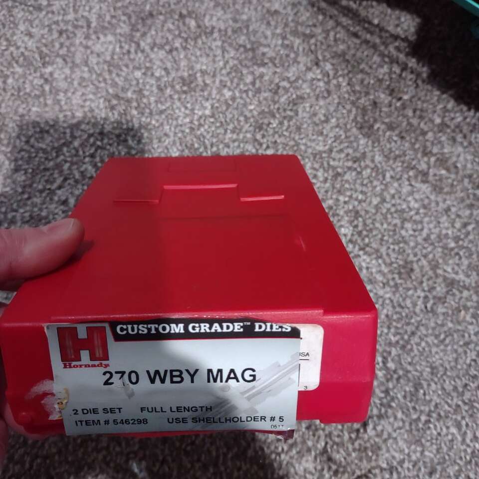 Hornady custom dies 270 wby mag