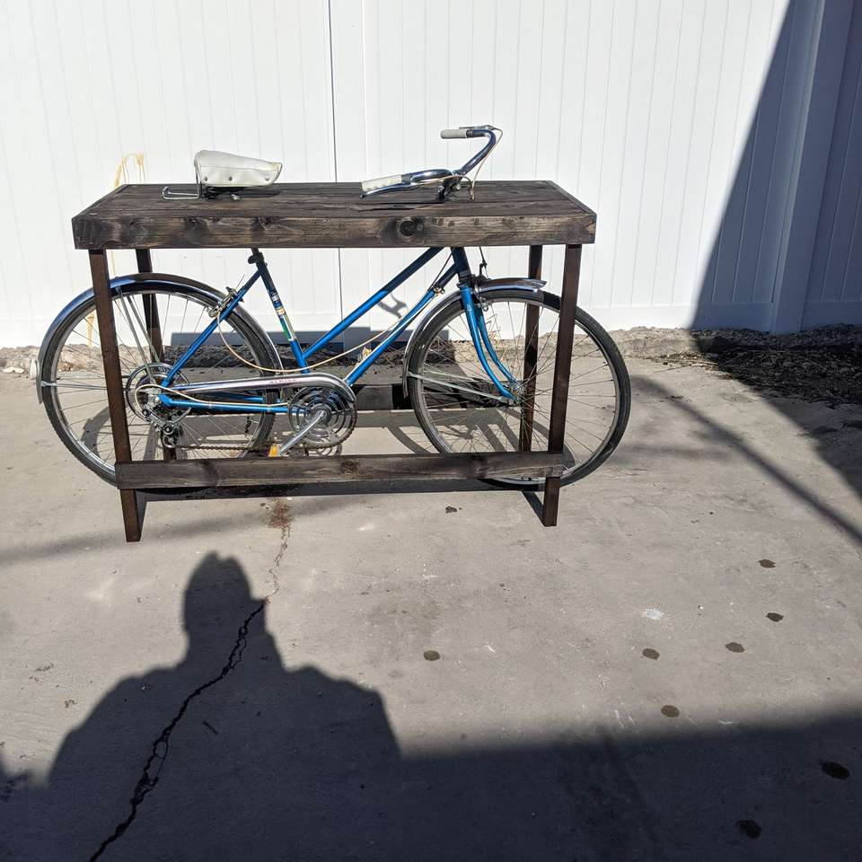 Custom bicycle table $200 dollars
