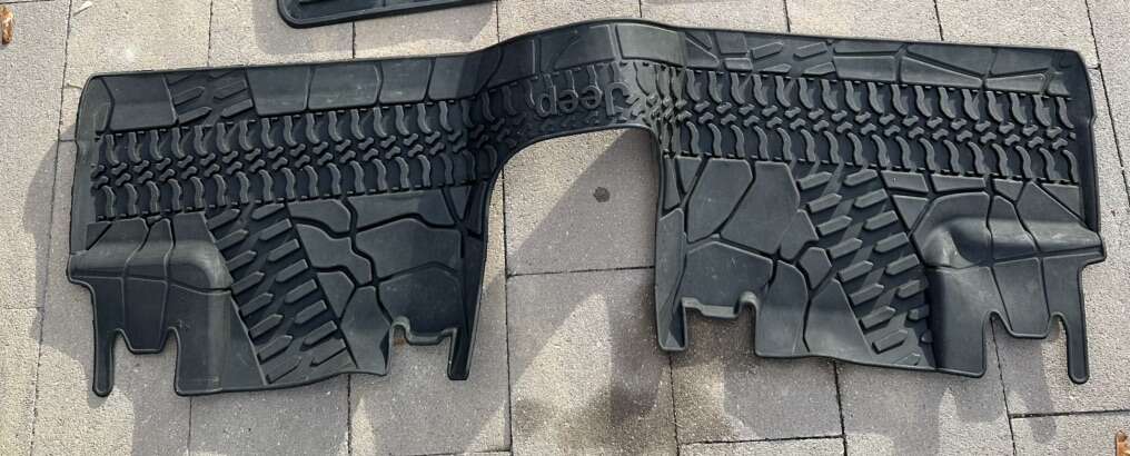 Jeep Wrangler JK OEM Mopar Rubber Floor Mat Liner