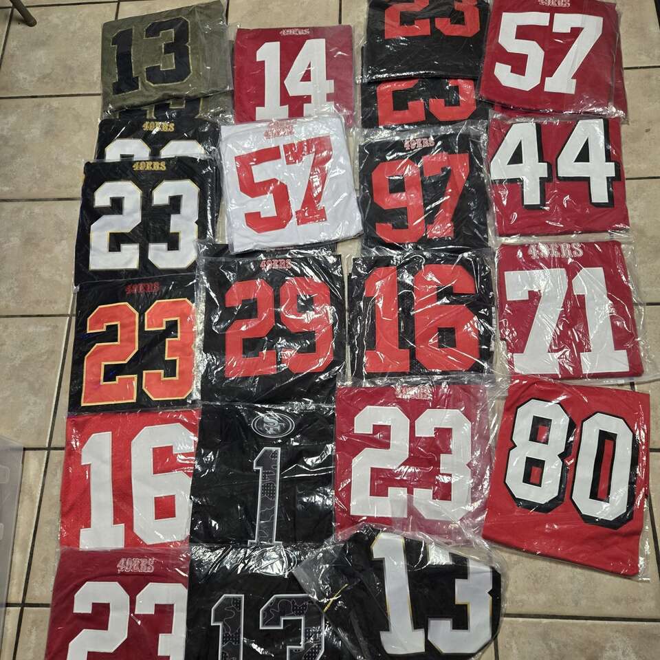 49ers Size Large Jerseys