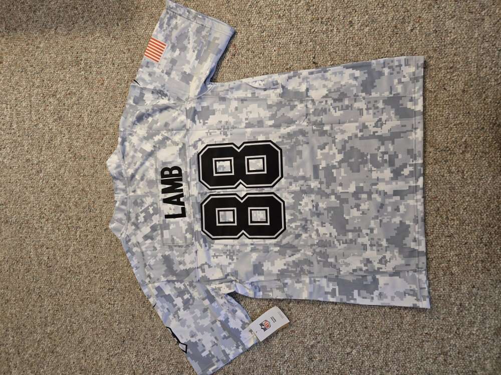 CeeDee Lamb Arctic Camo Dallas Cowboys Jersey