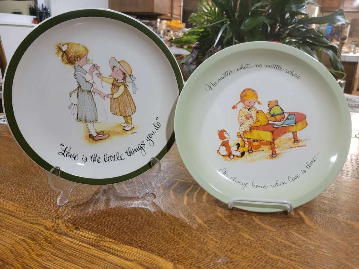 Two Holly Hobby Collectable Plates