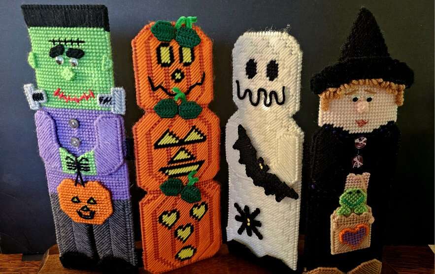 Vintage Hand Made Halloween Line Up