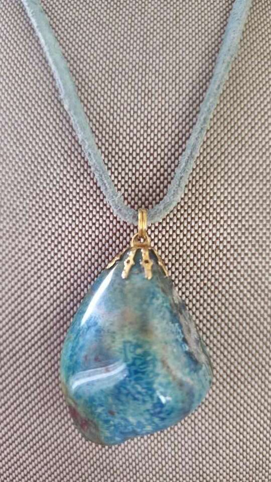 Natural Blue Bisbee Turquoise on Turquoise Cord