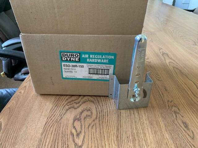 Durodyne ESO-38R-150 Economy 1-1/2" Elevated Regulator for Round Dut w/3/8" Square Handle