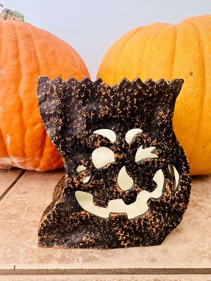 Halloween Jack O Lantern Pumpkin Luminary