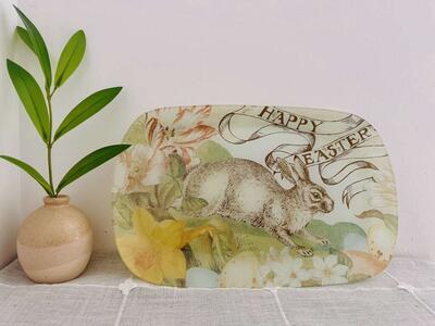 Williams Sonoma Happy Easter Platter