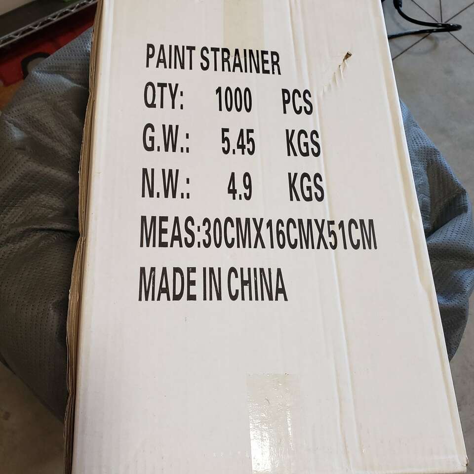 1000 paint strainers