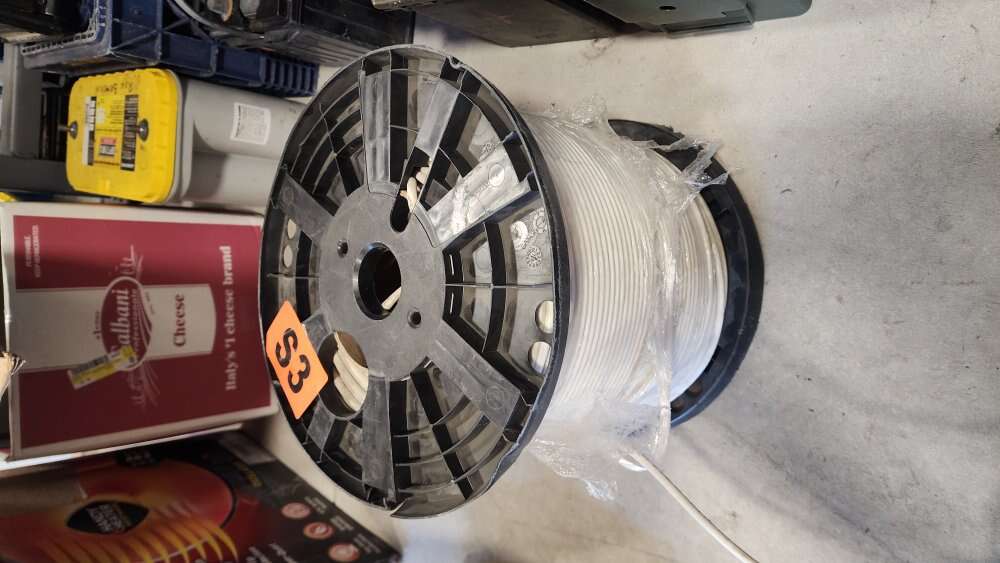 Roll of coax cable