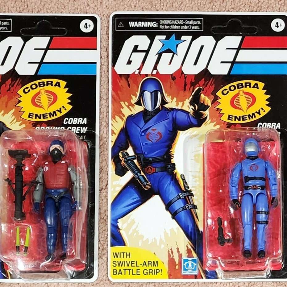 GI JOE retro figures from Haslab Skystriker set