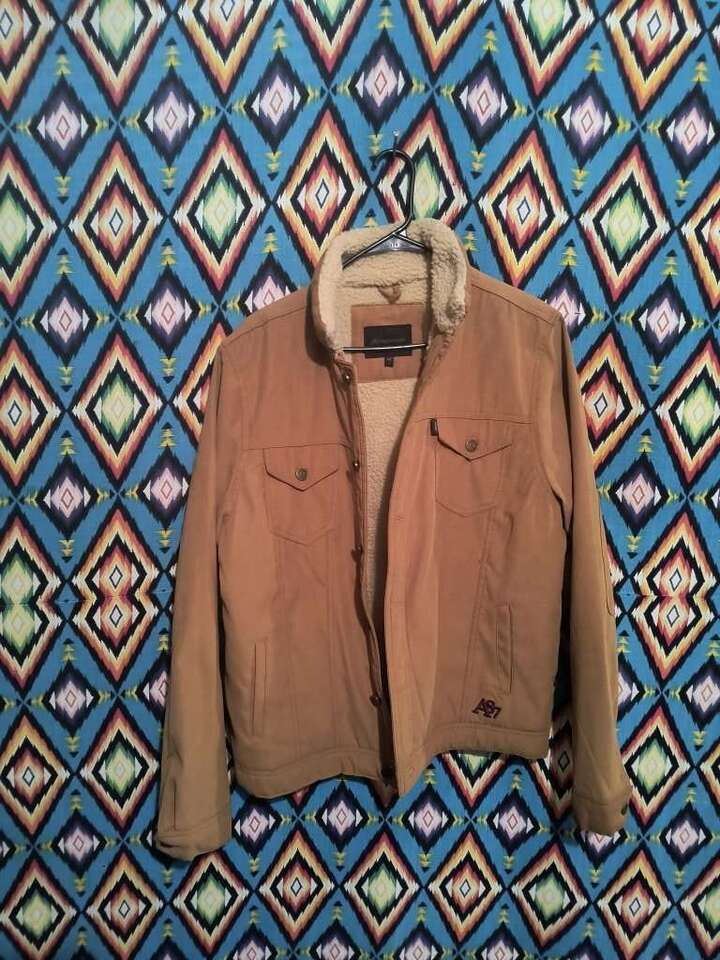 men's medium Aeropostale wool button up jacket