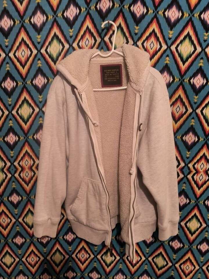 men's old navy surplus xl wool hoodie jacket