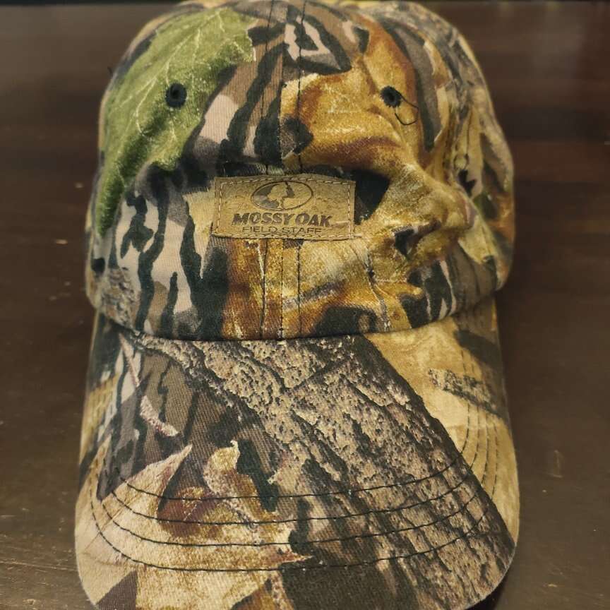 vintage mossy oak camo hat cap