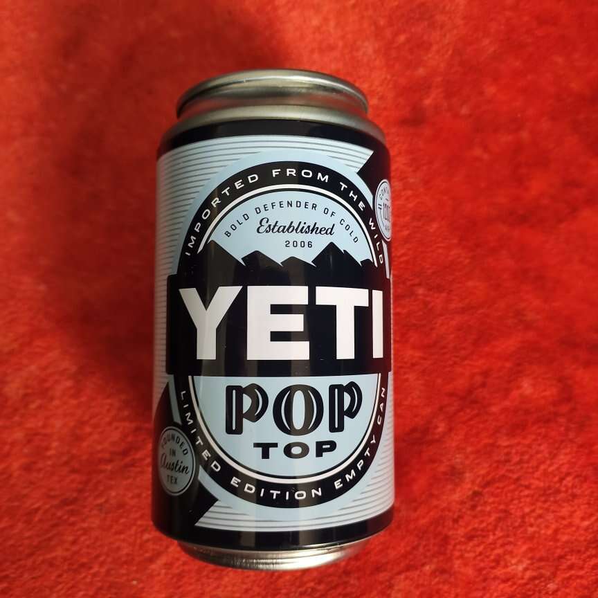 yeti pop empty can