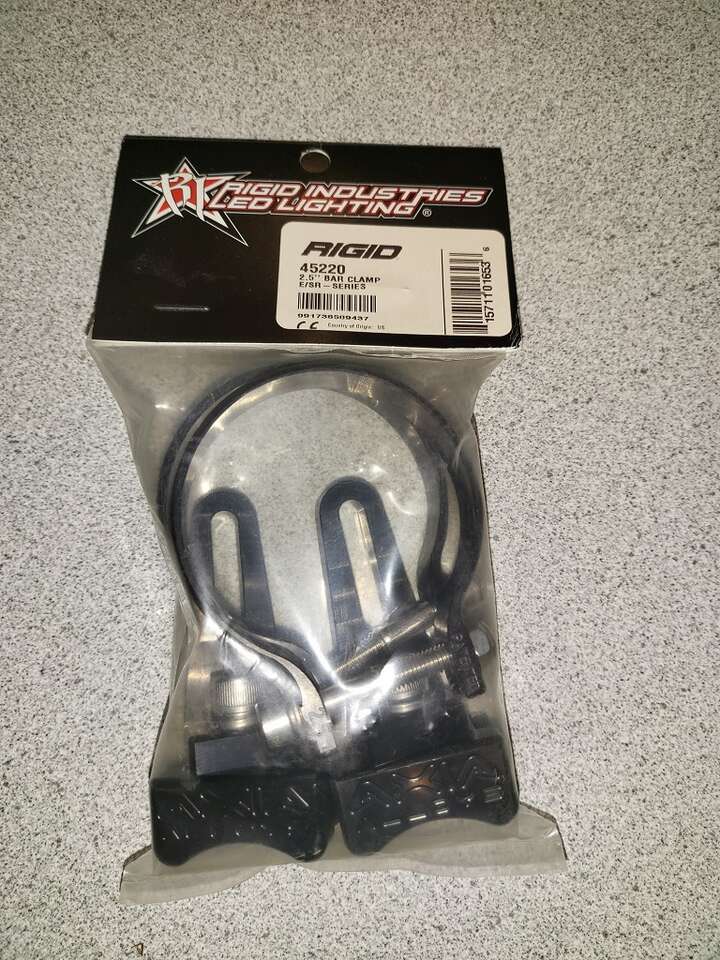 Rigid Industries 2.5inch Adjustable Bar Clamp kit - (45220)