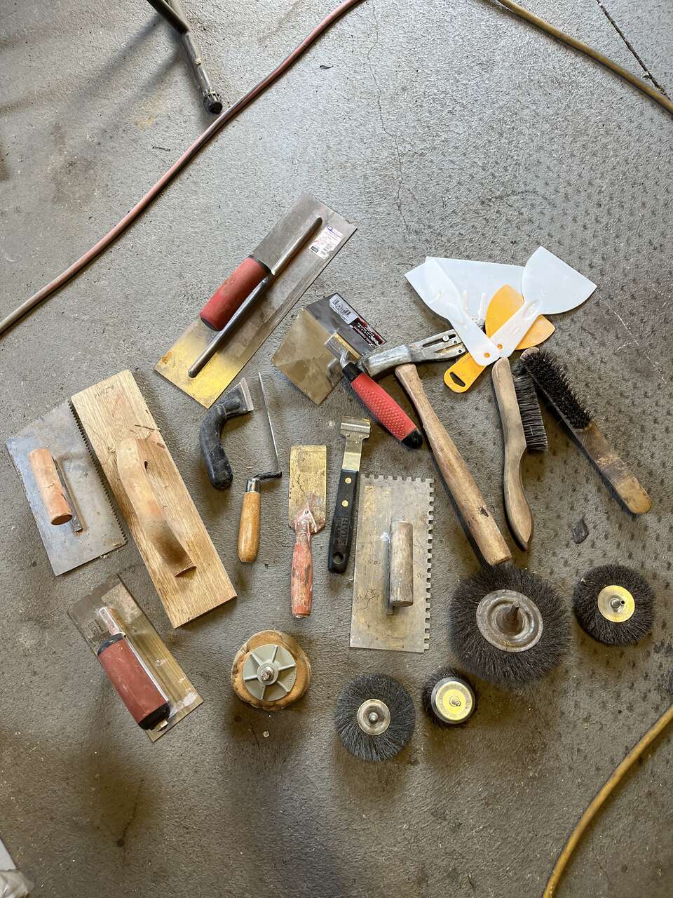 Selection of hand tools