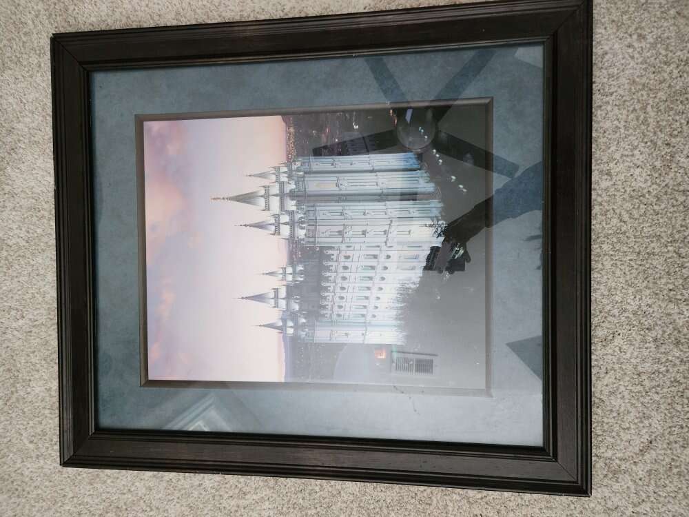 Salt Lake City Temple Framed. 20x24 Furniture