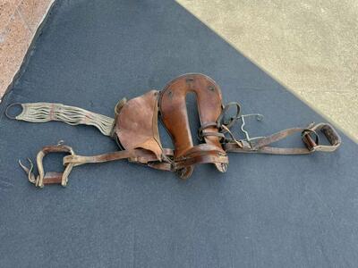 Vintage Leather Horse Saddle 11 1/2 Inch Seat