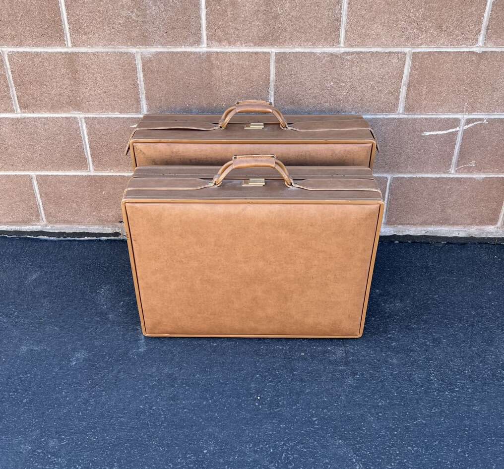 Vintage 2pc Hartmann Luggage Set Suitcase