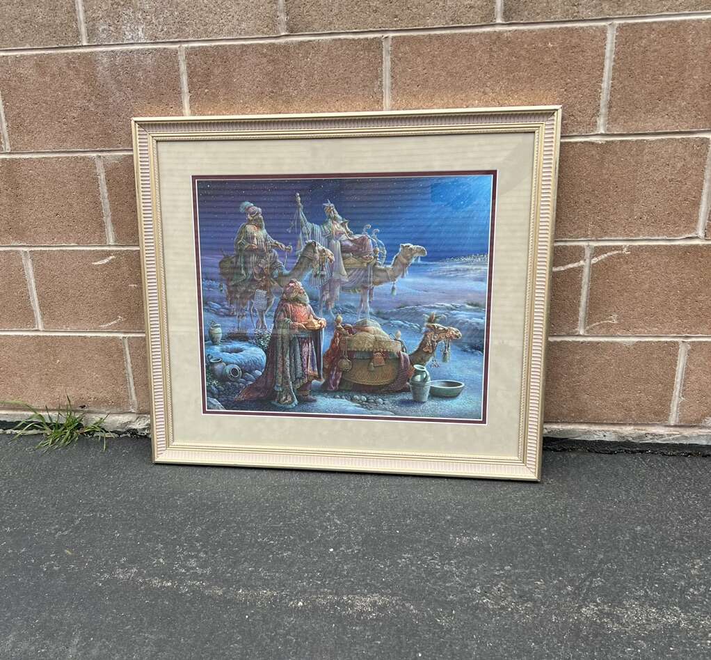 Wise Men Came Bearing Gifts Tom DuBois Frame Print