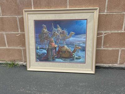 Wise Men Came Bearing Gifts Tom DuBois Frame Print