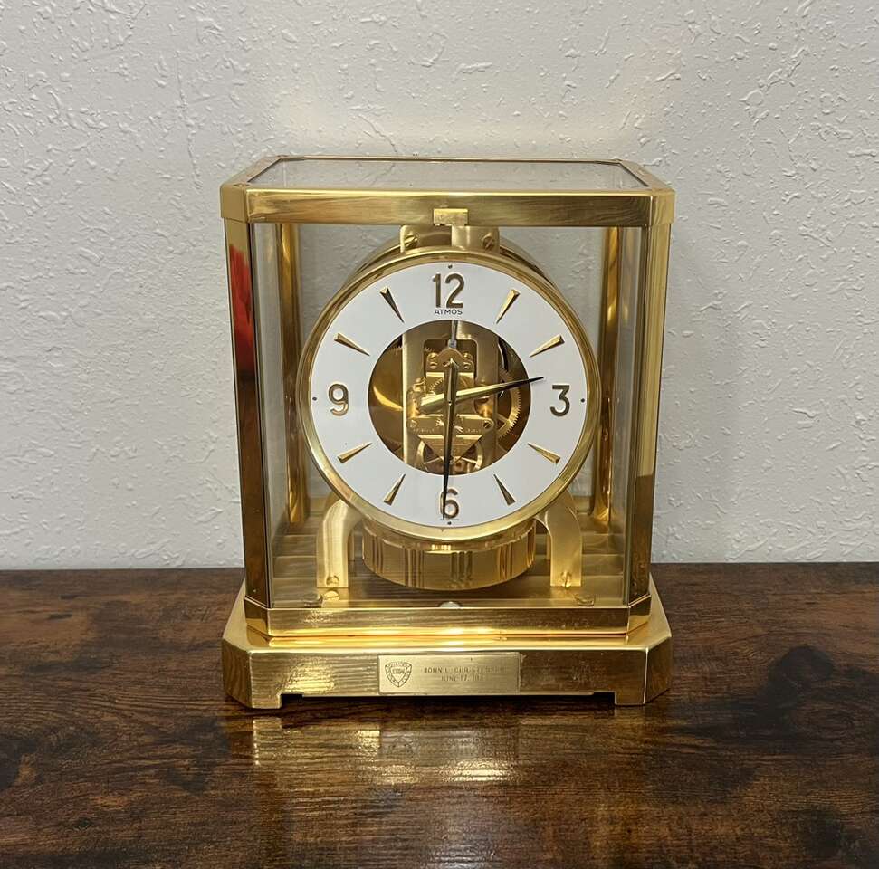 Vintage Jaeger LeCoultre Atmos Clock 15 Jewels