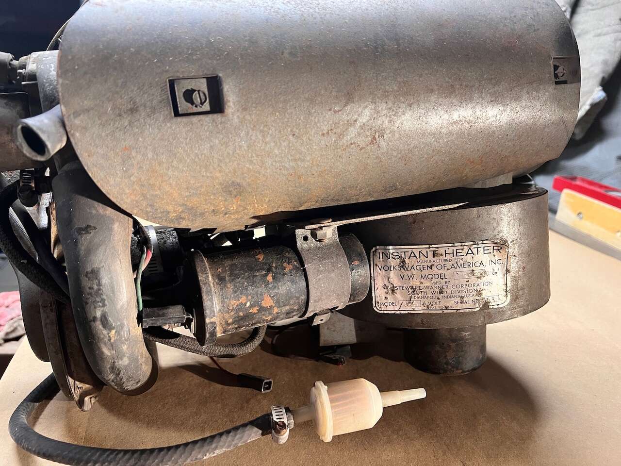 VW Bus (or Beetle) Gas Heater - Vintage - 6 Volt -