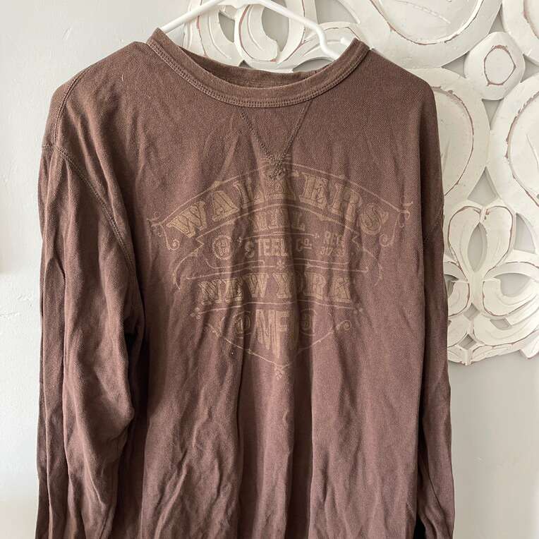 Old Navy Size Extra Large Brown Long Sleeve Shirt