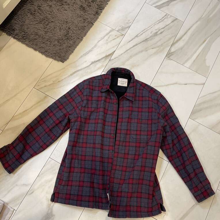 Size Extra Large Flannel Shacket