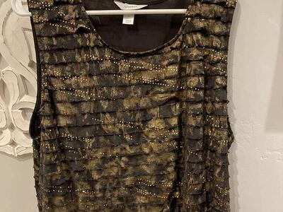 CJ Banks size 2X sleeveless shirt