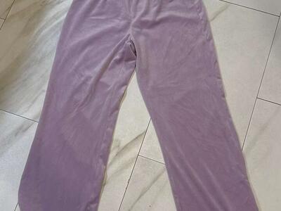 Size Small Lavender Velvet Pants