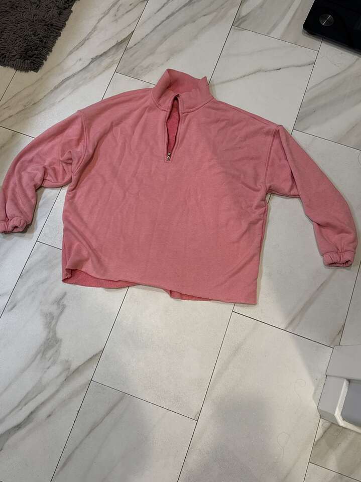 Aerie Size Small Oversized Quarter Zip Sweatshirt.