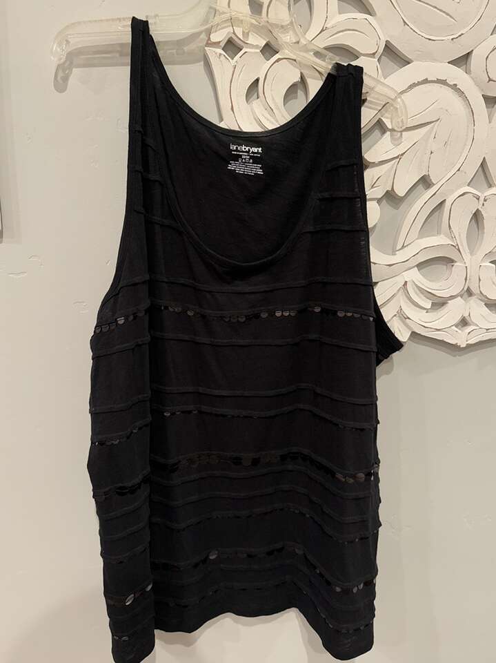 Lane bryant Size 22/24 Black Tank Top