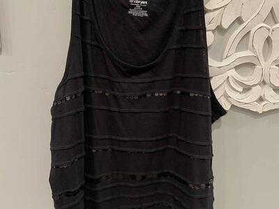 Lane bryant Size 22/24 Black Tank Top