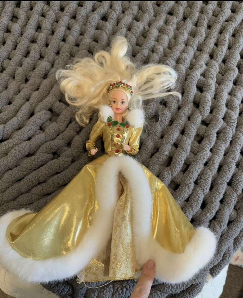 New Vintage 1994 Holiday Barbie Without Box