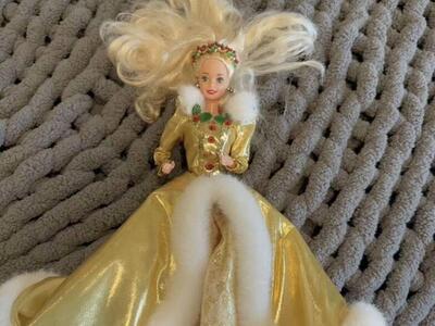 New Vintage 1994 Holiday Barbie Without Box