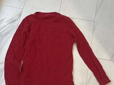 Volcom Size Small Red Long Sleeve T-Shirt