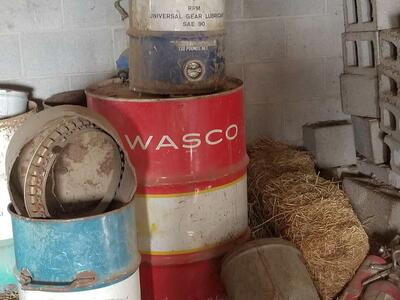 Decorative antique cans