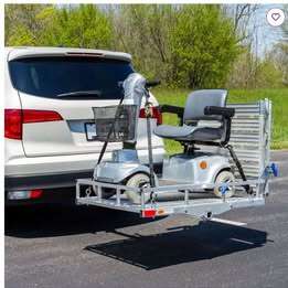 Silver Spring Folding Aluminum Scooter and Wheelchair Carrier with Ramp