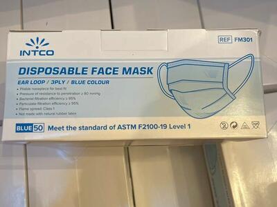 Disposable Face Masks
