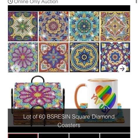 Diamond Painting Coaster Kit. Brand New