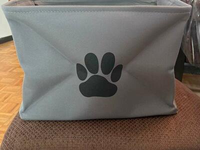 Rectangular Pet Bin. Polyester Brand New